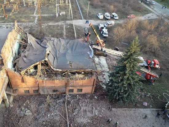 Следователи выясняют причину обрушения кровли на тамбовской ТЭЦ