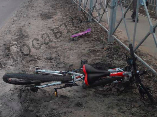 Под Тулой легковушка сбила 14-летнюю велосипедистку