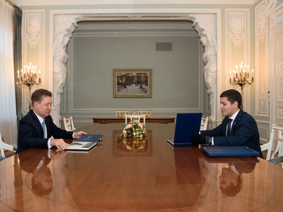 Добыча газа, экология, строительство: губернатор ЯНАО встретился с главой «Газпрома»