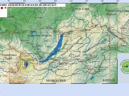 В Иркутск ночью пришло очередное землетрясение с Хубсугула на три балла