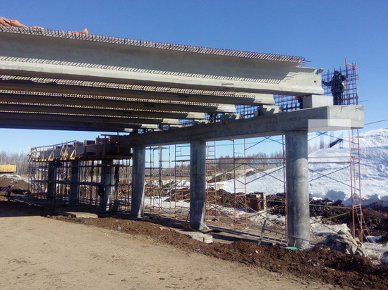 По трассе М7 в Зеленодольском районе построят три путепровода