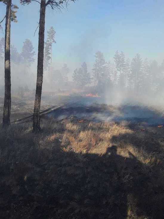 За выходные в Бурятии потушено шесть лесных пожаров