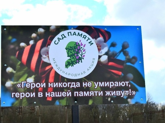 «Сад Памяти» появился в селе Валуй Красногвардейского района