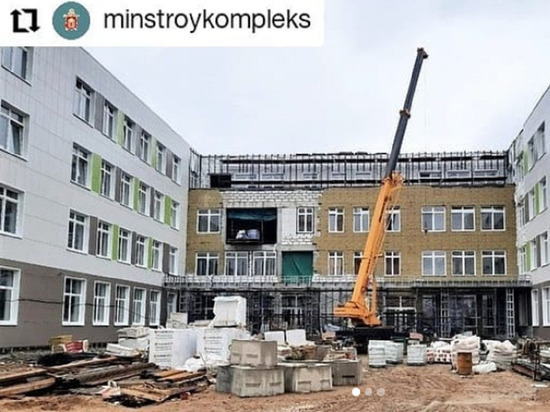 Строительство школы в Серпухове вышло на финишную прямую