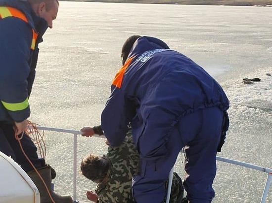 На Ириклинском водохранилище спасли мужчину, который провалился под лед