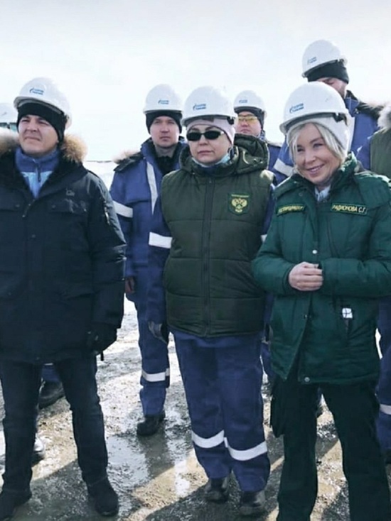 Губернатор Ямала показал руководителю Росприроднадзора месторождение Новопортовское