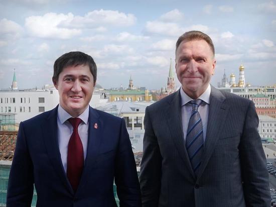 Дмитрий Махонин и Игорь Шувалов обсудили перспективы реализации совместных проектов в Пермском крае