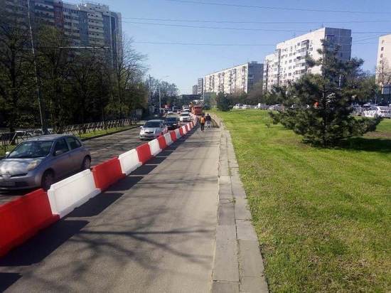 На проспекте имени Константина Образцова в Краснодаре строят ливнёвку
