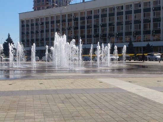 Сезон фонтанов в Краснодаре начнется 24 апреля