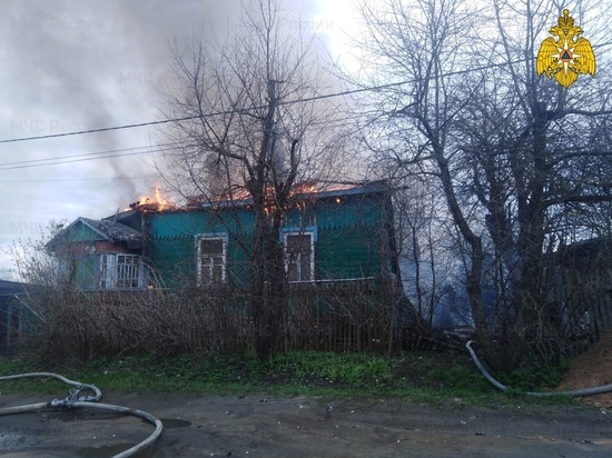 В Смоленске горел жилой дом