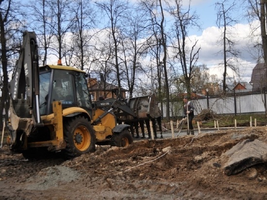 Первый этап реконструкции близится к завершению в парке Степанова в Серпухове