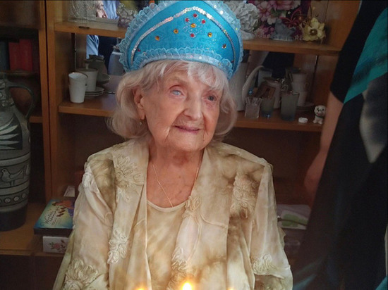Омская труженица тыла отметила 105-летний юбилей