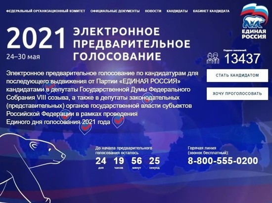 Забайкальцам продлили регистрацию кандидатов на праймериз «Единой России»