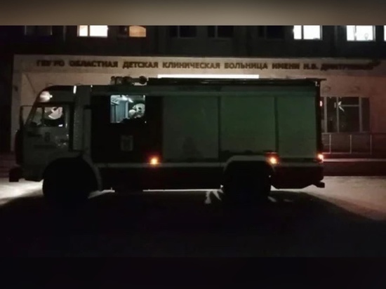 В Рязани заметили пожарную машину возле ОДКБ