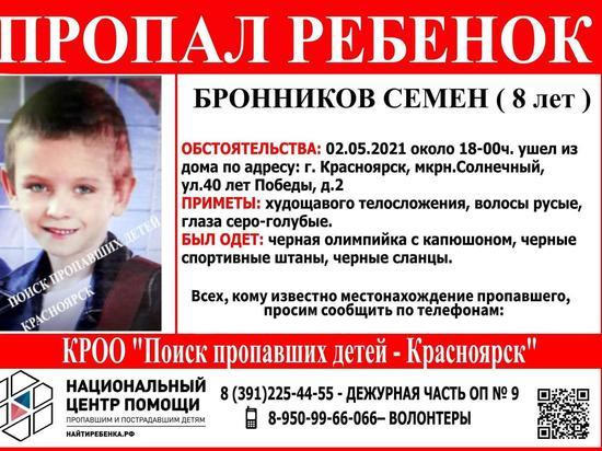 В Красноярске пропал 8-летний мальчик