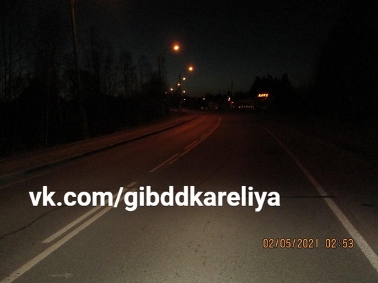 Водитель в Карелии сбил пешехода и уехал с места ДТП