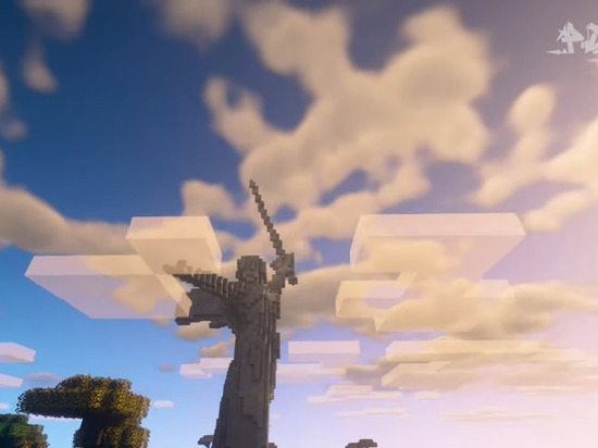 Четвероклассник создал копию «Родины-матери» в Minecraft