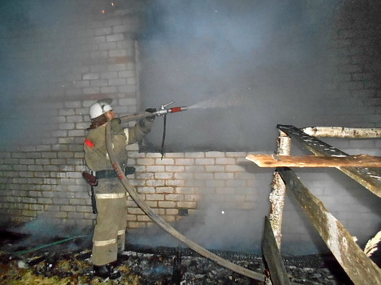 В Смоленской области за сутки сгорели две хозяйственных постройки