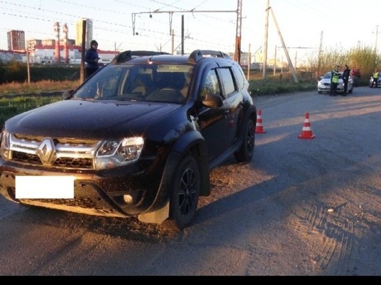 В Екатеринбурге автомобиль Renault Sandero сбил девочку с собакой