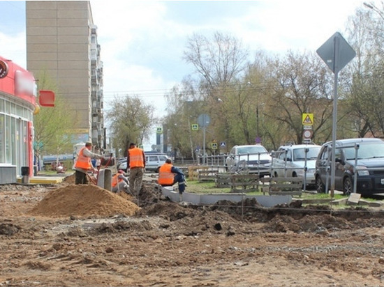 В Ижевске начали ремонтировать улицу Восточную
