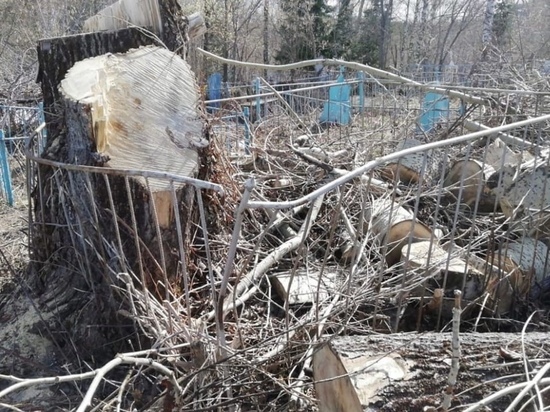 В Кузбассе жители поселка Темиртау возмущены вандализмом на кладбище