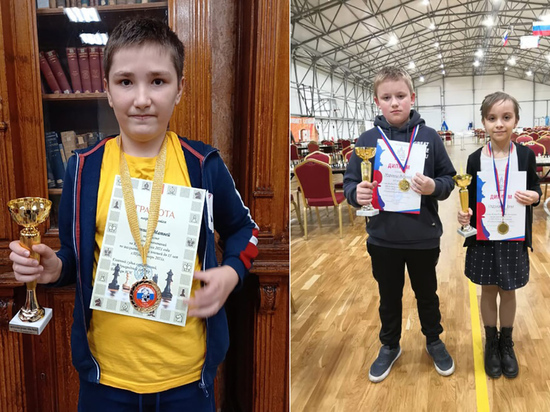 Юные калужские шахматисты взяли три золота турнира в Подмосковье