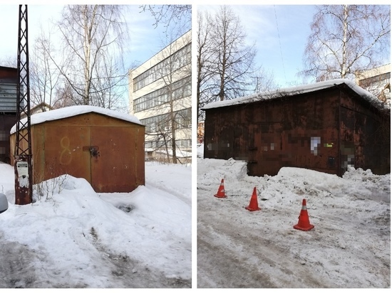 Незаконные гаражи на Первомайском проспекте в Петрозаводске снесут
