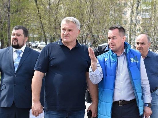 Первый замгубернатора Кузбасса Вячеслав Телегин проверил столицу Дня шахтера-2021