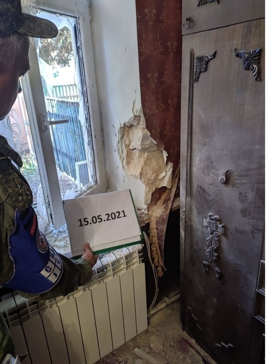 Окраина Донецка вновь пострадала при обстреле