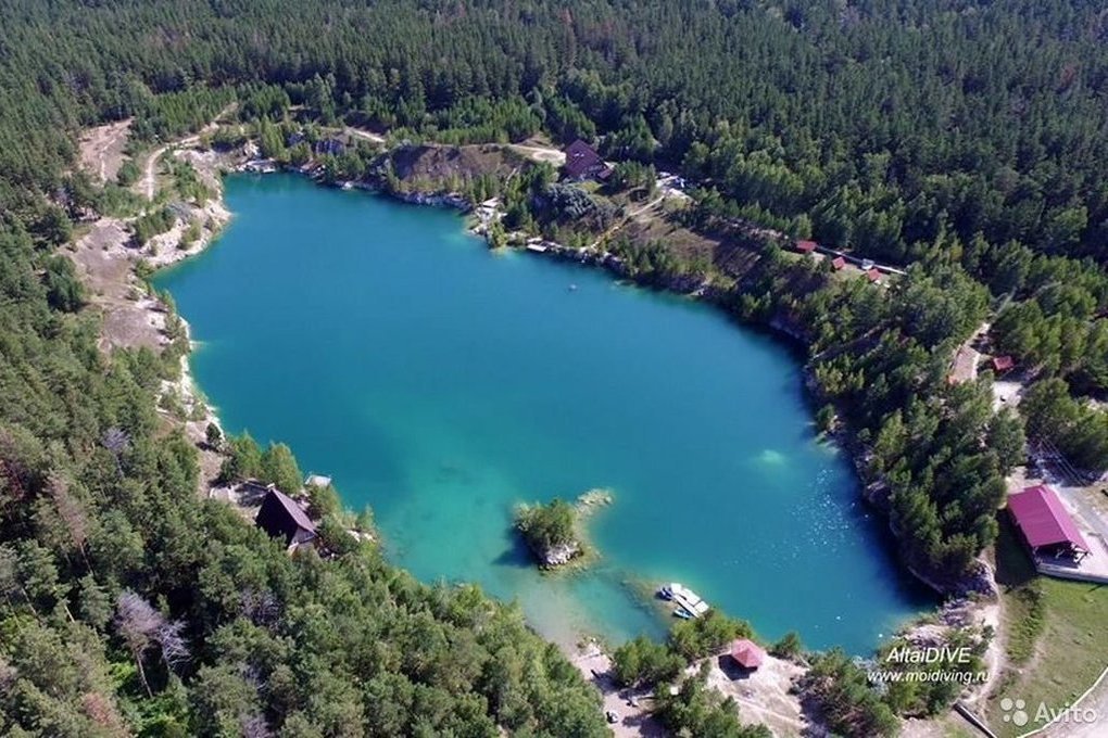 Караканский Бор мраморное озеро