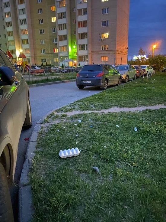 Тверской двор завалило мусором