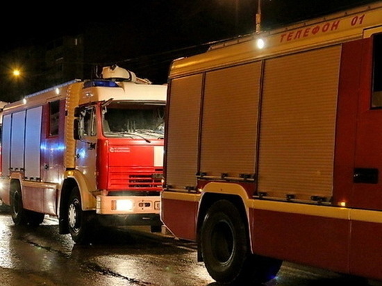 В Ершичах полыхала иномарка, пожарные не исключают поджог