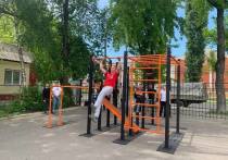 В день старта голосования на праймериз  на территории Воронежского государственного технического университета открылась новая площадка для воркаута