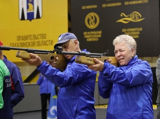 Пенсионеры сошлись на спартакиаде в Южно-Сахалинске