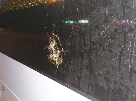 Полиция привлекла к ответственности омского вандала, бросившего бутылку в окно троллейбуса