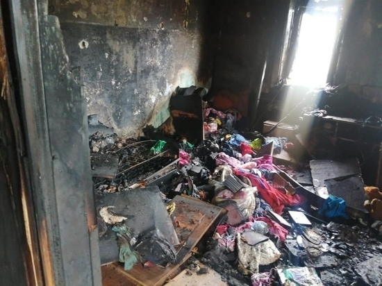 Появились фото с места пожара в Тверской области, после которого скончалась 7-летняя девочка