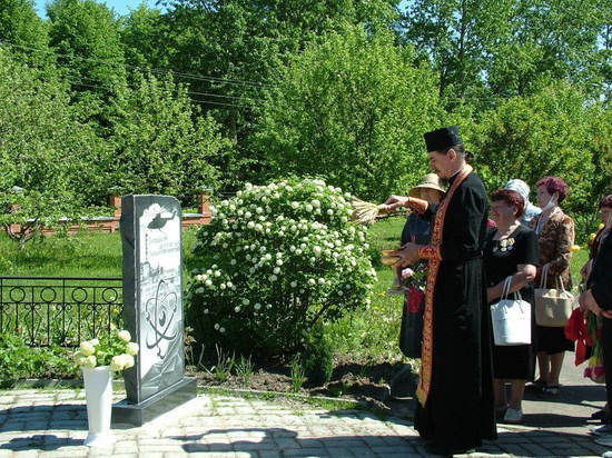 В костромском Волгореченске открыли памятник чернобыльцам
