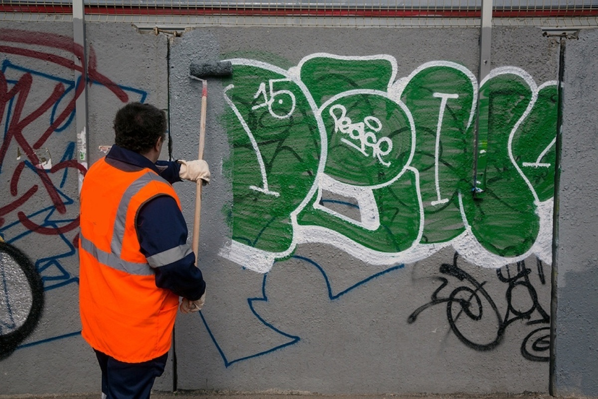 В Костроме активизируется борьба с граффити