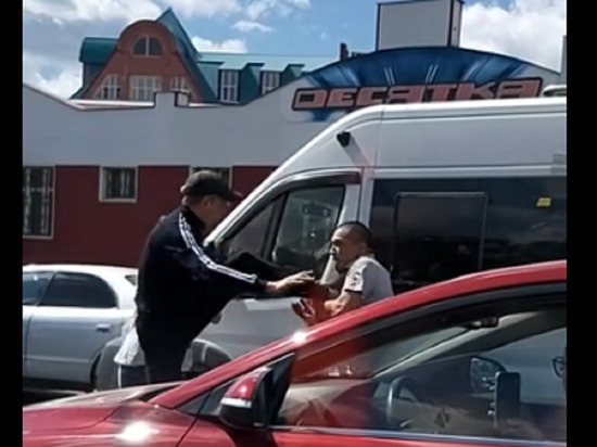 В Челябинске два водителя подрались на проезжей части