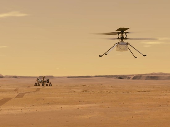 NASA: шестой полет вертолета Ingenuity на Марсе сопровождался сбоями