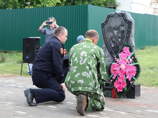 В Калужской области открыли памятник пограничникам