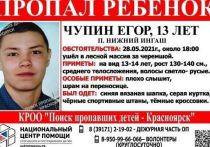 Волонтёры и полиция ищут 13-летнего подростка из посёлка Нижний Ингаш Красноярского края