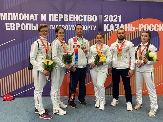 Калужские гиревики завоевали 14 медалей на Чемпионате Европы в Казани