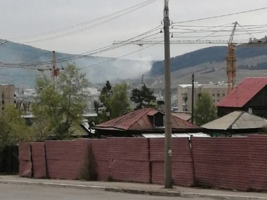 Читинцы сообщили о возгорании в районе Титовской сопки