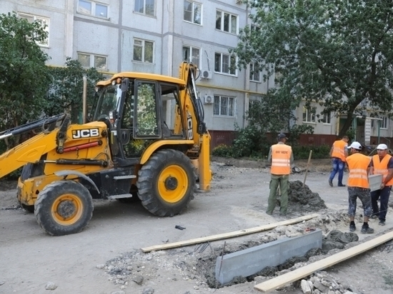 Благоустройство дворов продолжается в Волгограде