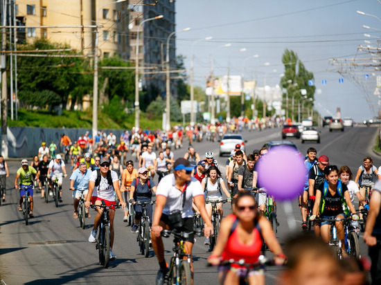 В Волгограде состоялся традиционный велопарад – фото, видео