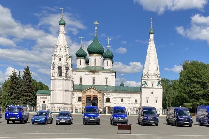 Ярославль регион. Достопримечательности в Иваново проезжая на машине.