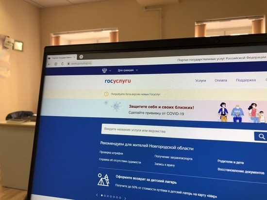 Жители Новгородской области смогут общаться с чиновниками через «Госуслуги»