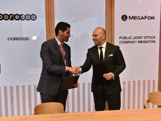МегаФон и катарский оператор связи подписали меморандум о взаимопонимании