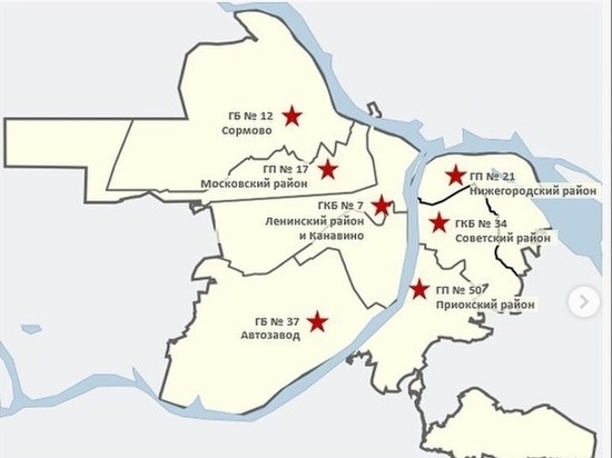 Мелик-Гусейнов опубликовал карту размещения травмпунктов в Нижнем Новгороде